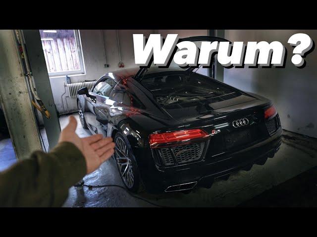 Neuer R8 und gleich wieder schrauben!