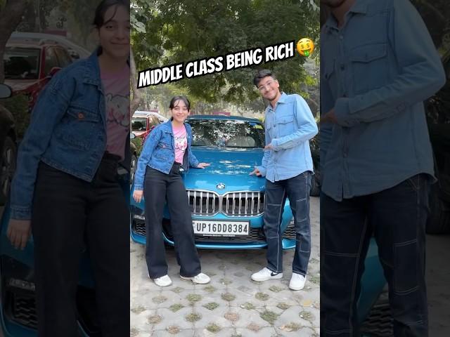 Middle Class Show Off  #shorts #funny #bmw