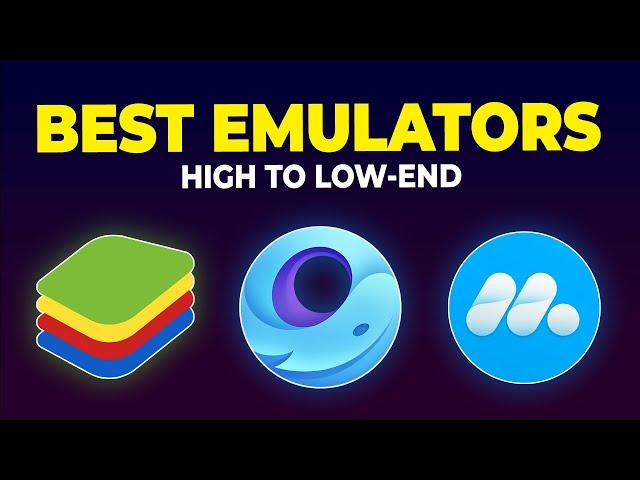 3 BEST Android Emulators for PC!