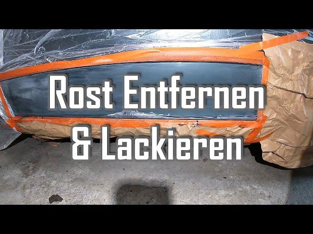 Rost am Auto sicher entfernen und mit Spraydose lackieren || selbstgemacht || W220 Projekt