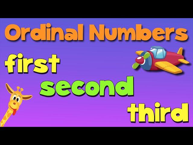 Ordinal Numbers Song