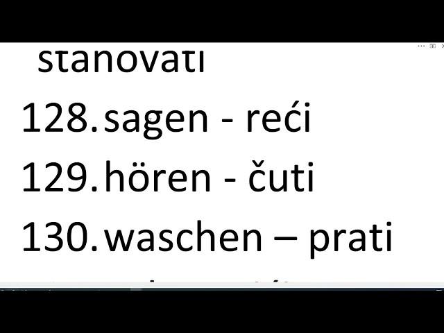 NOVA HIPNOZA NEMAČKIM -135 REČI PONAVLJANE NEOČEKIVANIM REDOSLEDOM DA BI SE ZAPAMTILE