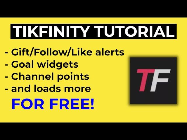 How To Use TikFinity - Streamlabs for TikTok LIVE (Alerts, Goals, Channel Points, and more!)