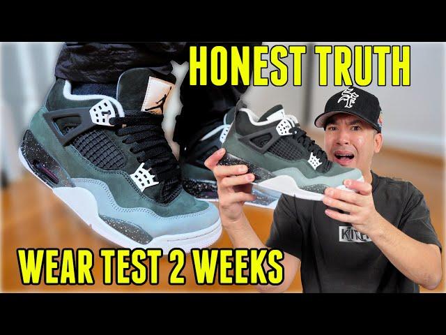 HONEST TRUTH WEAR TEST JORDAN 4 FEAR 2 WEEK WEAR