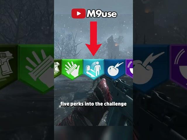 The Rainbow Perk Challenge (Call of Duty Zombies) #shorts