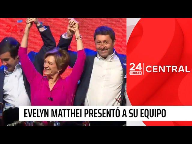 Evelyn Matthei presentó a su equipo para las presidenciales | 24 Horas TVN Chile