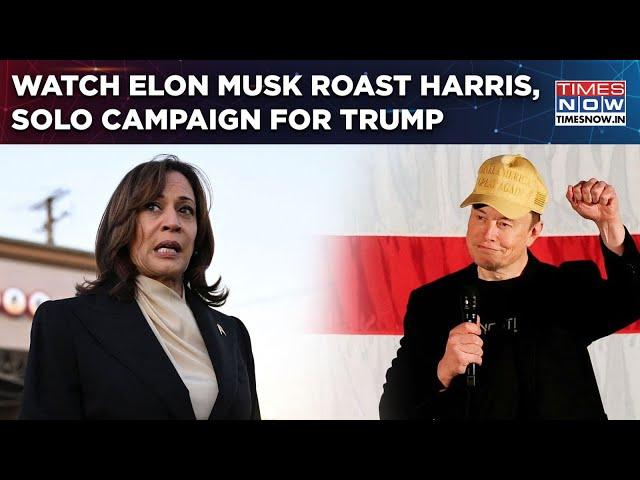 Trump Vs Harris: Watch Elon Musk Roast Democrats, Rally For Ex-POTUS | X Boss Claims...| US Polls