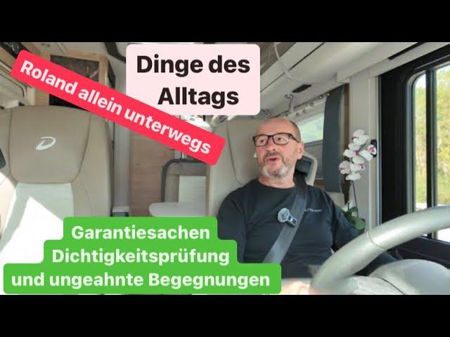 Wohnmobiltour nach Bad Waldsee zu Hymer - Garantiefälle, Dichtigkeitsprüfung, Genussküch ...