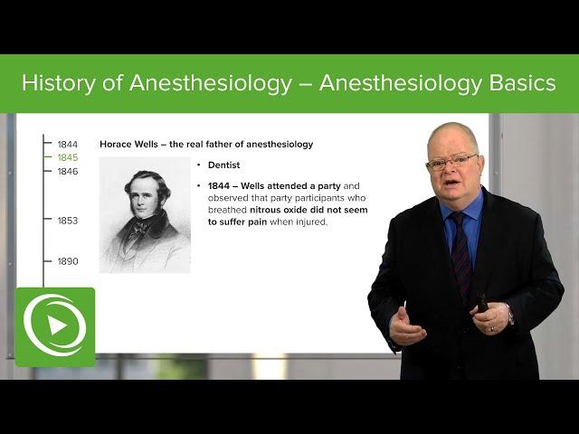 History of Anesthesia - Anesthesiology Basics