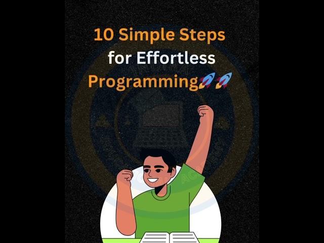 TOP 10 SIMPLE STEPS TO BECOME PROGRAMMER #basics #onlineresources #practice #breakdown #error #code