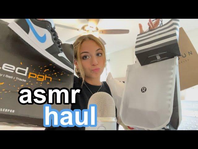 ASMR haul! (jordan’s, lululemon, target, sephora, brandy, etc.