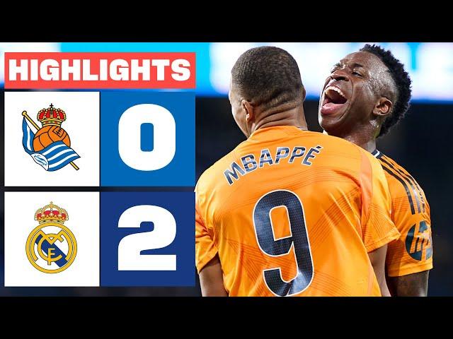 REAL SOCIEDAD 0 - 2 REAL MADRID | HIGHLIGHTS LALIGA EA SPORTS