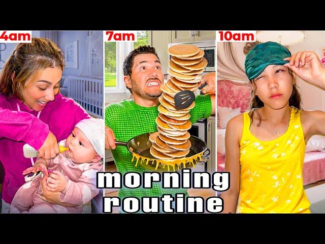 MORNING ROUTINE With a New BABY! *Gone Wrong*