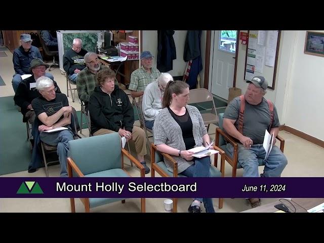 Mount Holly Selectboard 6/11/24