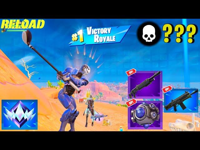 High Elimination Unreal Ranked Duo Reload Zero Build Win Gameplay | Fortnite Chapter 2 Remix