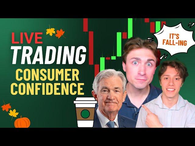 Live Trading CB Consumer Confidence | GOLD, USD, SPX500 & More!