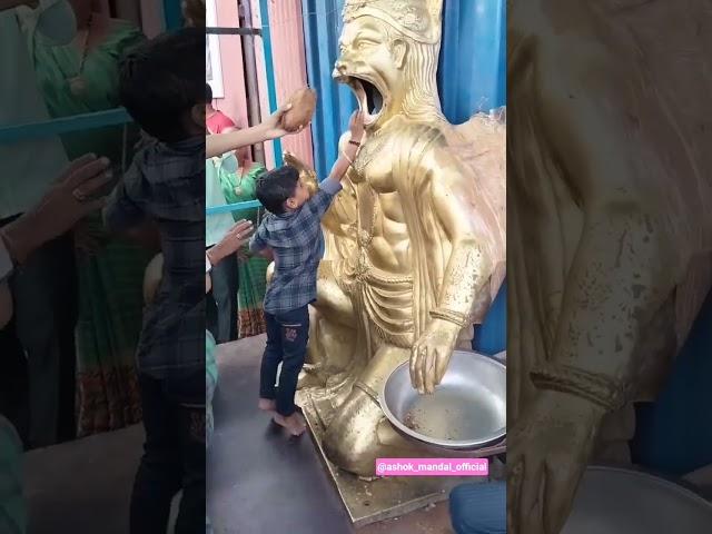 Jai Shree Ram  #funny #statue #comedy #song #viralvideo #love #jaishreeram #babygril #littleradhe