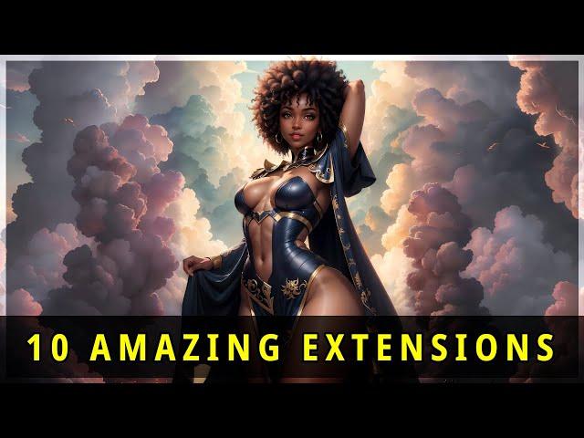 10 AMAZING Stable Diffusion Extension In 8 Minutes (Automatic1111)