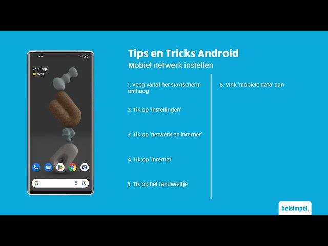 Tips & Tricks - Android: Mobiel netwerk instellen