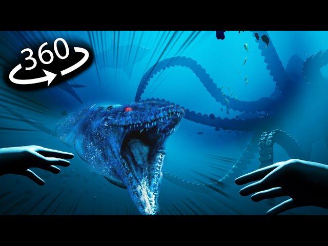 360° VR - TERRIFYING Sea Creatures | Deep Ocean Horror