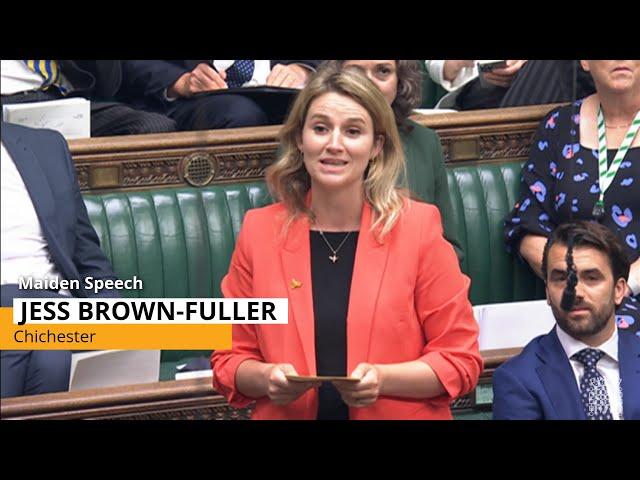 Jess Brown Fuller Maiden Speech