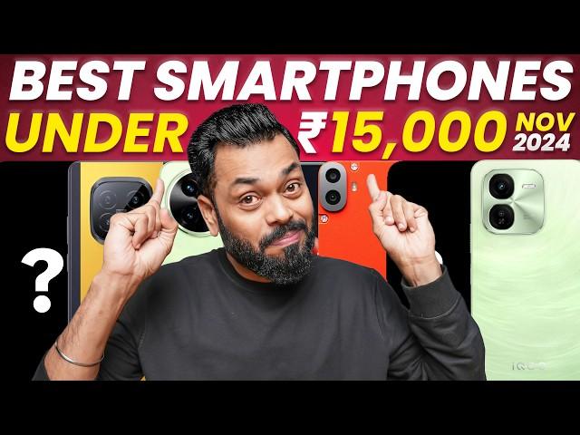 Top 5 Best 5G Smartphones Under ₹15000  November 2024