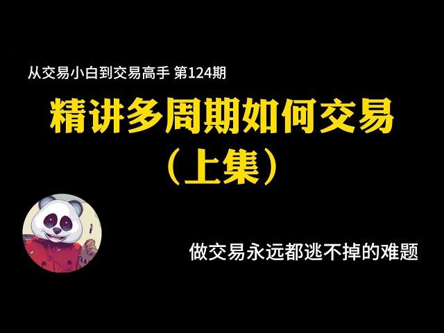 【第124期】精讲多周期如何交易（上集）  |  SMC订单流 | 多周期冲突 | 新手难题 | 熊猫教练