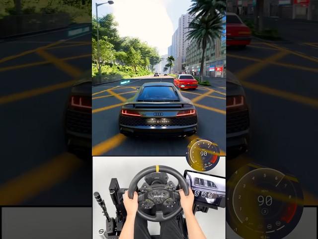 Audi R8 V10I Test Drive Unlimited Solar Crown ISteering Wheel Gameplay