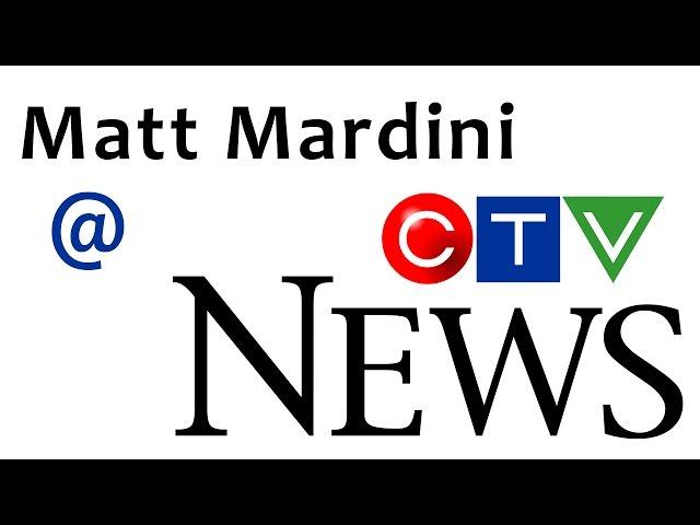 Matt Mardini Crooner - Singer On CTV News Montreal
