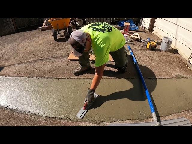 How to Pour and Finish Concrete for Exposed Aggregate.