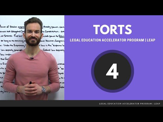 Torts: Intentional Torts — False Imprisonment