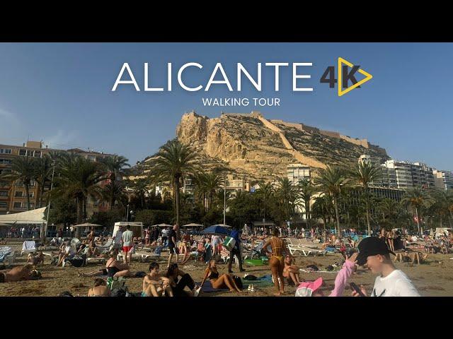 Alicante Walking Tour – Discover Top Attractions & Stunning Views | Spain 4K 