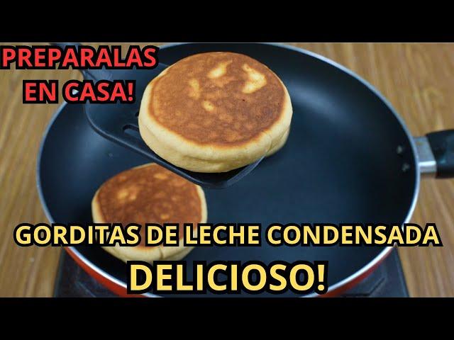 Gorditas de leche condensada rico y esponjosos