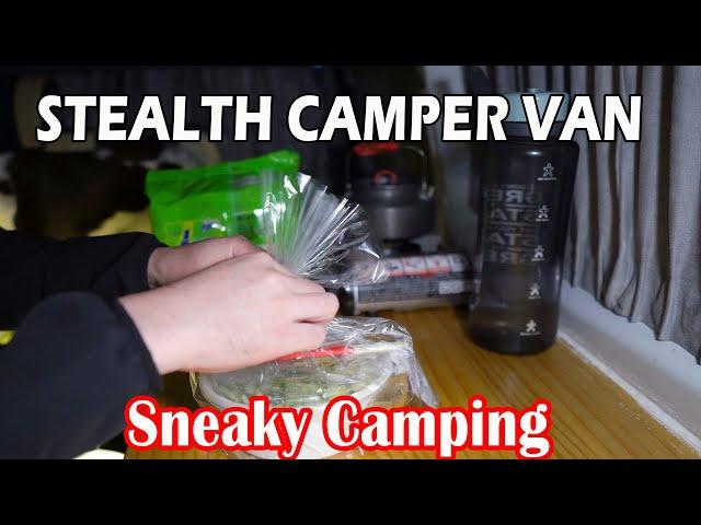 STEALTH CAMPING : Cautiously In CAMPER VAN, Like a Thief