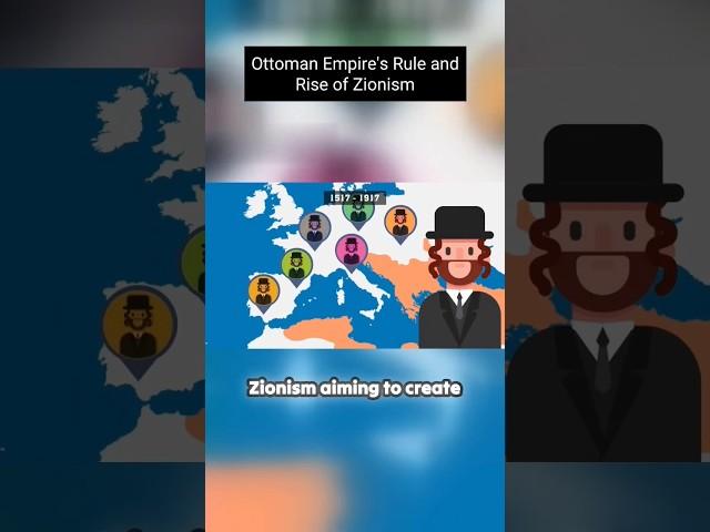 Ottoman Empire's Rule and Rise of Zionism | #history #shorts