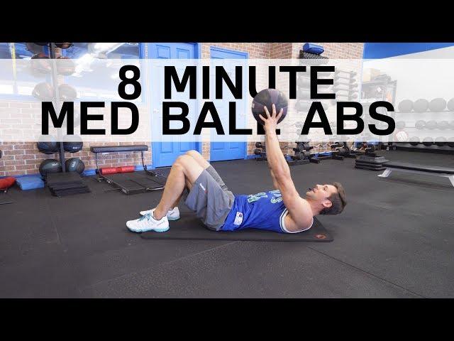 8 Minute Med Ball Six Pack Ab Workout | No Equipment