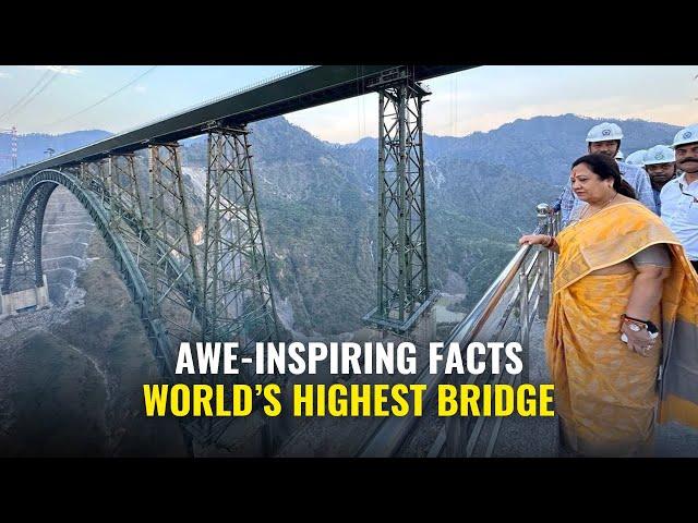 Chenab Rail Bridge | Know About Interesting Facts of World's Highest Railway Bridge