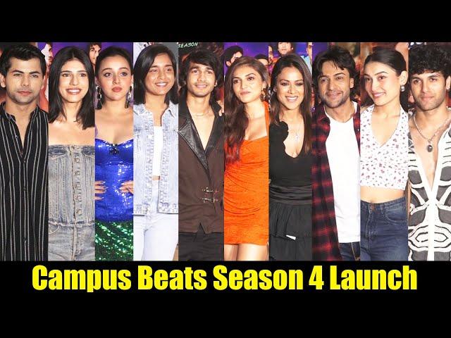 Nia Sharma, Siddharth Nigam, Shantanu, Shalin Bhanot & Others At Campus Beats Season 4 Launch Party