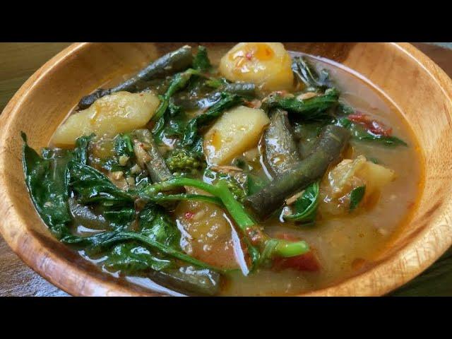 How to cook vegetables stew with axone recipe || Naga Kitchen