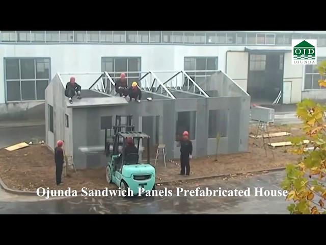 EPS Cement Sandwich Wall Panels Prefab House