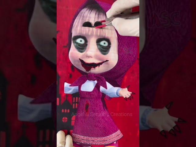 Masha And The Bear | Halloween Bhoot | De Terror | Masha | #horror #cartoon #scary #ghost #shorts