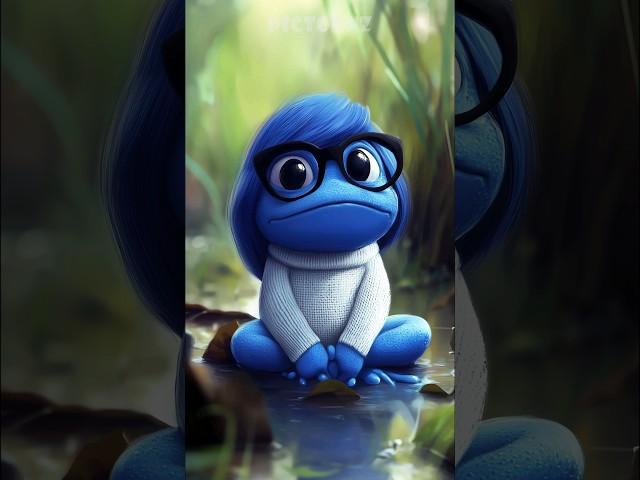 Inside Out 2 as FROG! + Evil Joy | (Cartoon Animation)