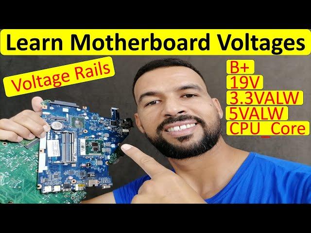 Master Laptop Motherboard Voltages, Power Rails, and Circuits Explained | laptop motherboard repair