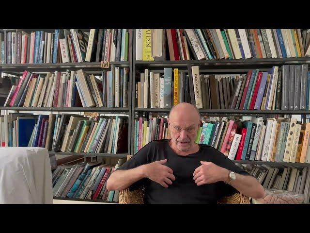 Anselm Kiefer in his studio - December 2021