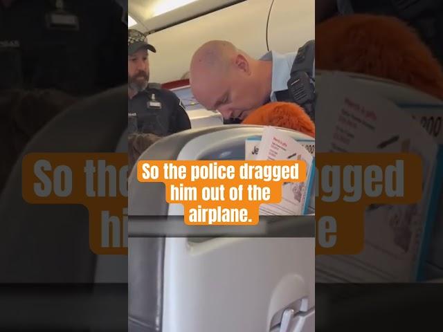 Zero tolerance policy!! A man was arrested on a Jetstar flight. #australia #shorts