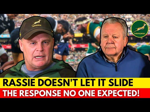 RASSIE ERASMUS DOESN'T STAY SILENT AND CONFRONTS THE WORLD RUGBY BOSS | SPRINGBOKS NEWS