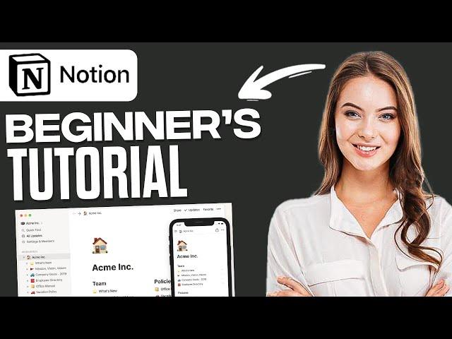 Notion Tutorial For Beginners | Step By Step (2024)