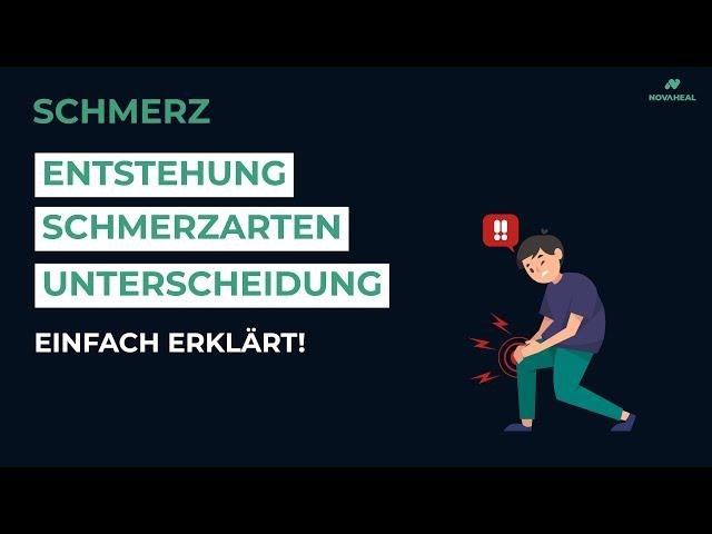 Schmerzentstehung, Schmerzarten & Unterscheidung | SCHMERZ einfach erklärt