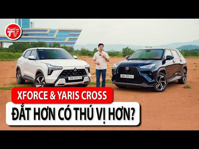 So sánh Mitsubishi Xforce Ultimate & Toyota Yaris Cross - Lựa chọn nào đáng tiền hơn? | TIPCAR TV