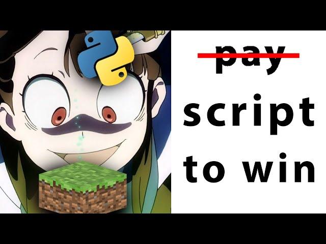 hacker vs skyblock server (minecraft)
